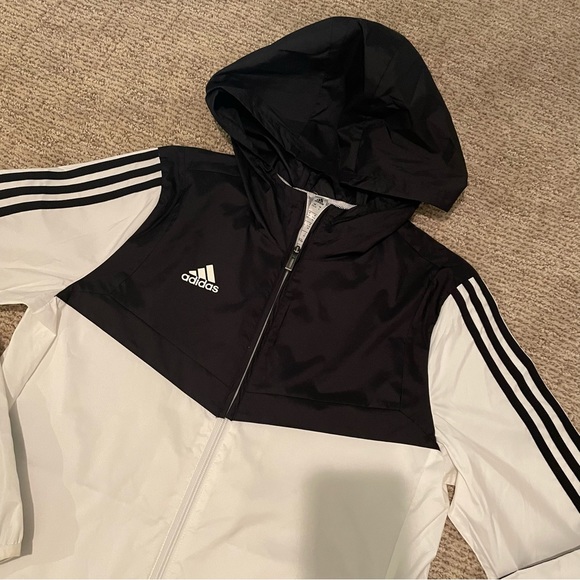 Adidas windbreaker 🤍🖤 - Picture 3 of 3